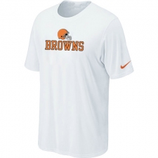 Nike Cleveland Browns Authentic Logo NFL T-Shirt - White