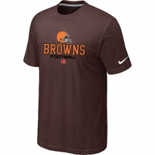 Nike Cleveland Browns Critical Victory NFL T-Shirt - Brown