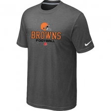 Nike Cleveland Browns Critical Victory NFL T-Shirt - Dark Grey