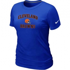 Nike Cleveland Browns Women's Heart & Soul NFL T-Shirt - Blue