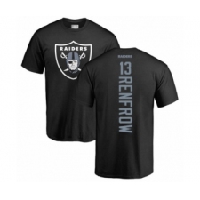 Football Oakland Raiders #13 Hunter Renfrow Black Backer T-Shirt
