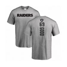 Football Oakland Raiders #69 Denzelle Good Ash Backer T-Shirt
