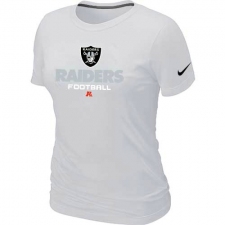Nike Oakland Raiders Women's Critical Victory NFL T-Shirt - White