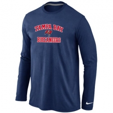 Nike Tampa Bay Buccaneers Heart & Soul Long Sleeve NFL T-Shirt - Dark Blue