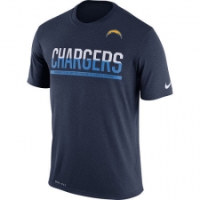 NFL Men's Los Angeles Chargers Nike Navy Team Practice Legend Performance T-Shirt