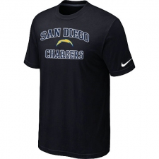Nike Los Angeles Chargers Heart & Soul NFL T-Shirt - Black