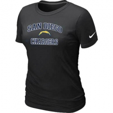 Nike Los Angeles Chargers Women's Heart & Soul NFL T-Shirt - Black