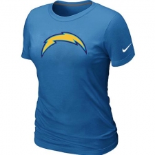 Nike Los Angeles Chargers Women's Legend Logo Dri-FIT NFL T-Shirt - Light Blue