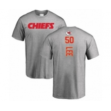 Football Kansas City Chiefs #50 Darron Lee Ash Backer T-Shirt