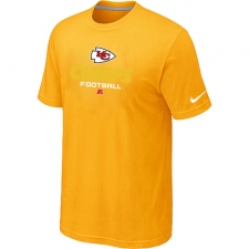 Nike Kansas City Chiefs Critical Victory NFL T-Shirt - Yellow