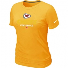 Nike Kansas City Chiefs Women's Critical Victory NFL T-Shirt - Gold