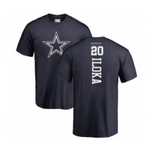 Football Dallas Cowboys #20 George Iloka Navy Blue Backer T-Shirt