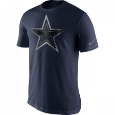NFL Men's Dallas Cowboys Nike Navy Champion Drive Reflective T-Shirt