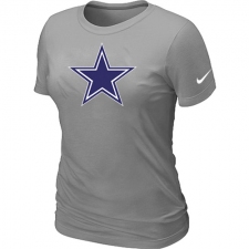 Nike Dallas Cowboys Women's Legend Logo Dri-FIT NFL T-Shirt - Grey