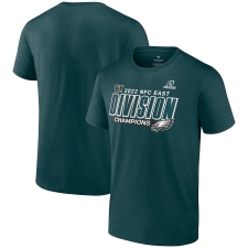Men's Philadelphia Eagles Fanatics Branded Midnight Green 2022 NFC East Division Champions Divide & Conquer T-Shirt.webp
