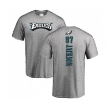 Philadelphia Eagles #97 Malik Jackson Ash Backer T-Shirt