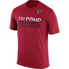 NFL Men's Atlanta Falcons Nike Red Team Practice Legend Performance T-Shirt