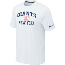 Nike New York Giants Heart & Soul NFL T-Shirt - White