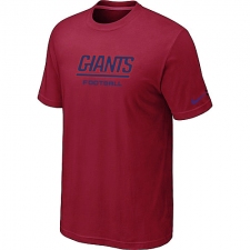 Nike New York Giants Sideline Legend Authentic Font Dri-FIT NFL T-Shirt - Red
