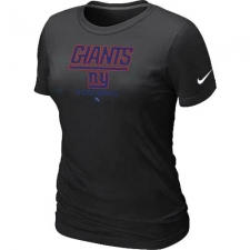 Nike New York Giants Women's Critical Victory NFL T-Shirt - Black