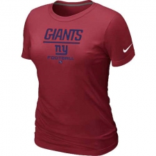 Nike New York Giants Women's Critical Victory NFL T-Shirt - Red