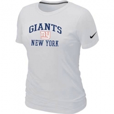 Nike New York Giants Women's Heart & Soul NFL T-Shirt - White