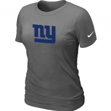 Nike New York Giants Women's Sideline Legend Logo Dri-FIT NFL T-Shirt - Grey
