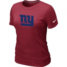 Nike New York Giants Women's Sideline Legend Logo Dri-FIT NFL T-Shirt - Red