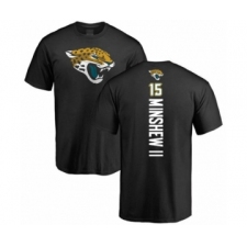 Football Jacksonville Jaguars #15 Gardner Minshew II Black Backer T-Shirt