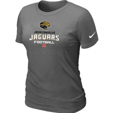 Nike Jacksonville Jaguars Women's Critical Victory NFL T-Shirt - Dark Grey