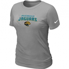 Nike Jacksonville Jaguars Women's Heart & Soul NFL T-Shirt - Light Grey