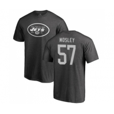Football New York Jets #57 C.J. Mosley Ash One Color T-Shirt