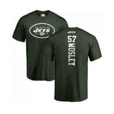 Football New York Jets #57 C.J. Mosley Green Backer T-Shirt