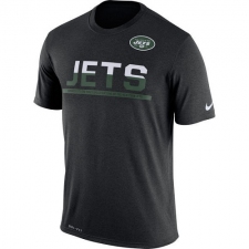 NFL Men's New York Jets Nike Black Team Practice Legend Performance T-Shirt