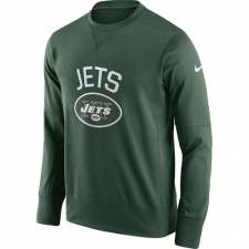 NFL Men's New York Jets Nike Green Sideline Circuit Performance Sweatshirt
