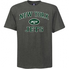 New York Jets Big & Tall Heart & Soul NFL T-Shirt - Grey
