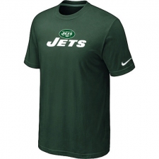 Nike New York Jets Authentic Logo NFL T-Shirt - Green