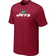Nike New York Jets Authentic Logo NFL T-Shirt - Red