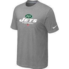 Nike New York Jets Critical Victory NFL T-Shirt - Grey