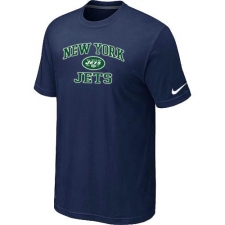 Nike New York Jets Heart & Soul NFL T-Shirt - Dark Blue