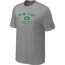 Nike New York Jets Heart & Soul NFL T-Shirt - Grey