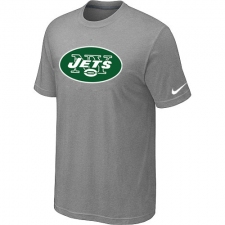 Nike New York Jets Sideline Legend Authentic Logo Dri-FIT NFL T-Shirt - Light Grey