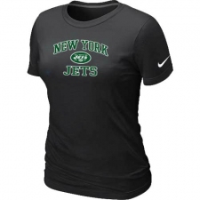 Nike New York Jets Women's Heart & Soul NFL T-Shirt - Black