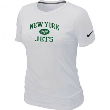 Nike New York Jets Women's Heart & Soul NFL T-Shirt - White