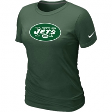 Nike New York Jets Women's Legend Logo Dri-FIT NFL T-Shirt - Dark Green