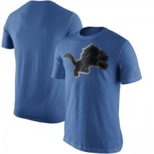 NFL Men's Detroit Lions Nike Royal Champion Drive Reflective T-Shirt