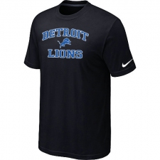 Nike Detroit Lions Heart & Soul NFL T-Shirt - Black