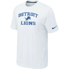 Nike Detroit Lions Heart & Soul NFL T-Shirt - White