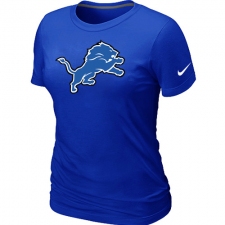 Nike Detroit Lions Women's Legend Logo Dri-FIT NFL T-Shirt - Blue