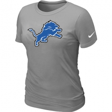 Nike Detroit Lions Women's Legend Logo Dri-FIT NFL T-Shirt - Grey